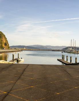 The screen location of Seaview Marina, with hundreds of boats berthed in the seaport.