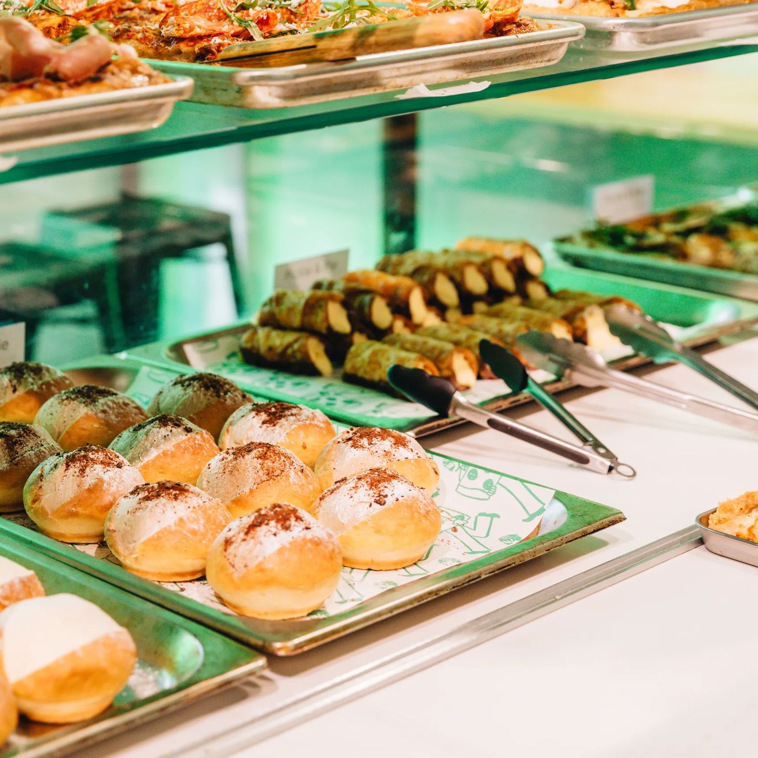 Doughnuts and cannoli at Slice
