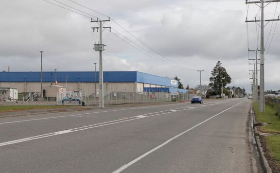 Ngaumututawa Road Grain Store, an industrial setting in a countryside suburb of Masterton.