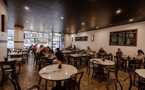 The interior of Little Penang, a Malaysian restaurant in Te Aro Wellington.