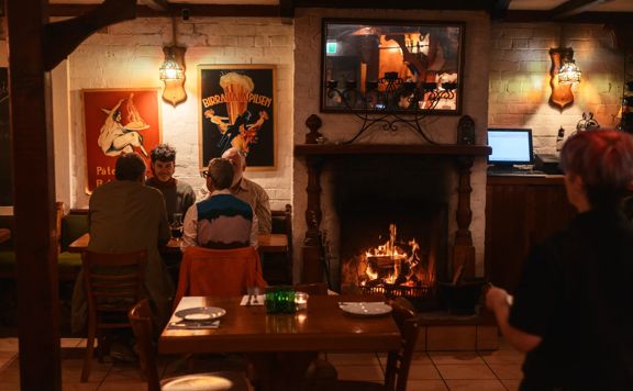 An interior photo of Cicio Cacio Osteria in Newtown, Wellington