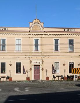 The small, charming town of Featherston for a screen location. With the backdrop of the Remutaka Range and 19th-century buildings.
