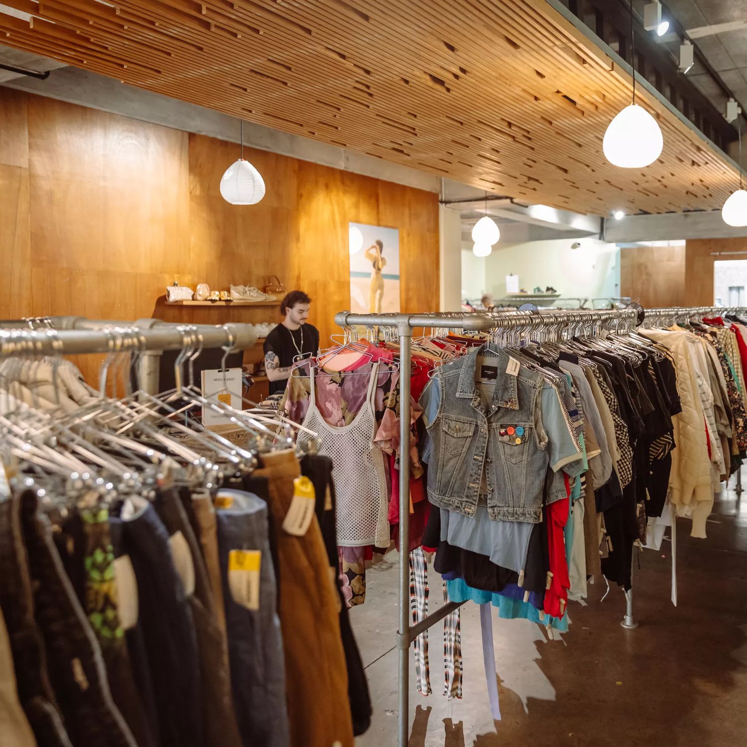 Interior of Recycle Boutique.