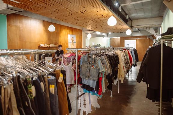 Interior of Recycle Boutique.