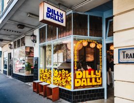 Exterior of Dilly Dally