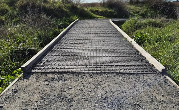 Mixed trail surface.