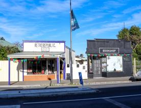 The small, charming town of Featherston for a screen location. With the backdrop of the Remutaka Range and 19th-century buildings.