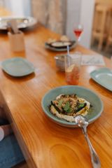 Marinated & grilled zucchini dish at Loretta.