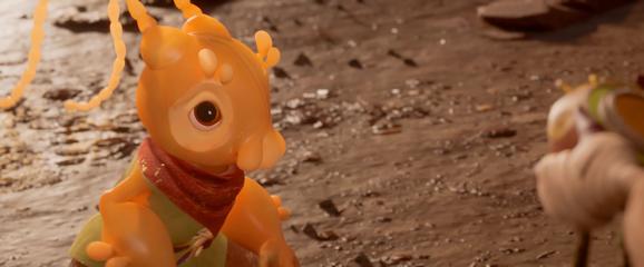 A still from Rachel Macindoe Barker's animated film Chrysalis.