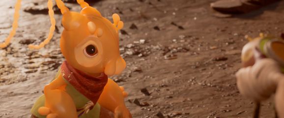 A still from Rachel Macindoe Barker's animated film Chrysalis.