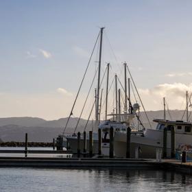 The screen location of Seaview Marina, with hundreds of boats berthed in the seaport.