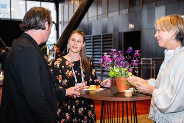 Delegates talk at the New Zealand International Education Conference in 2024.