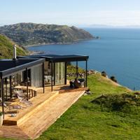 Tunapo escape high on the hills of Paekākāriki, overlooking Pukerua bay.