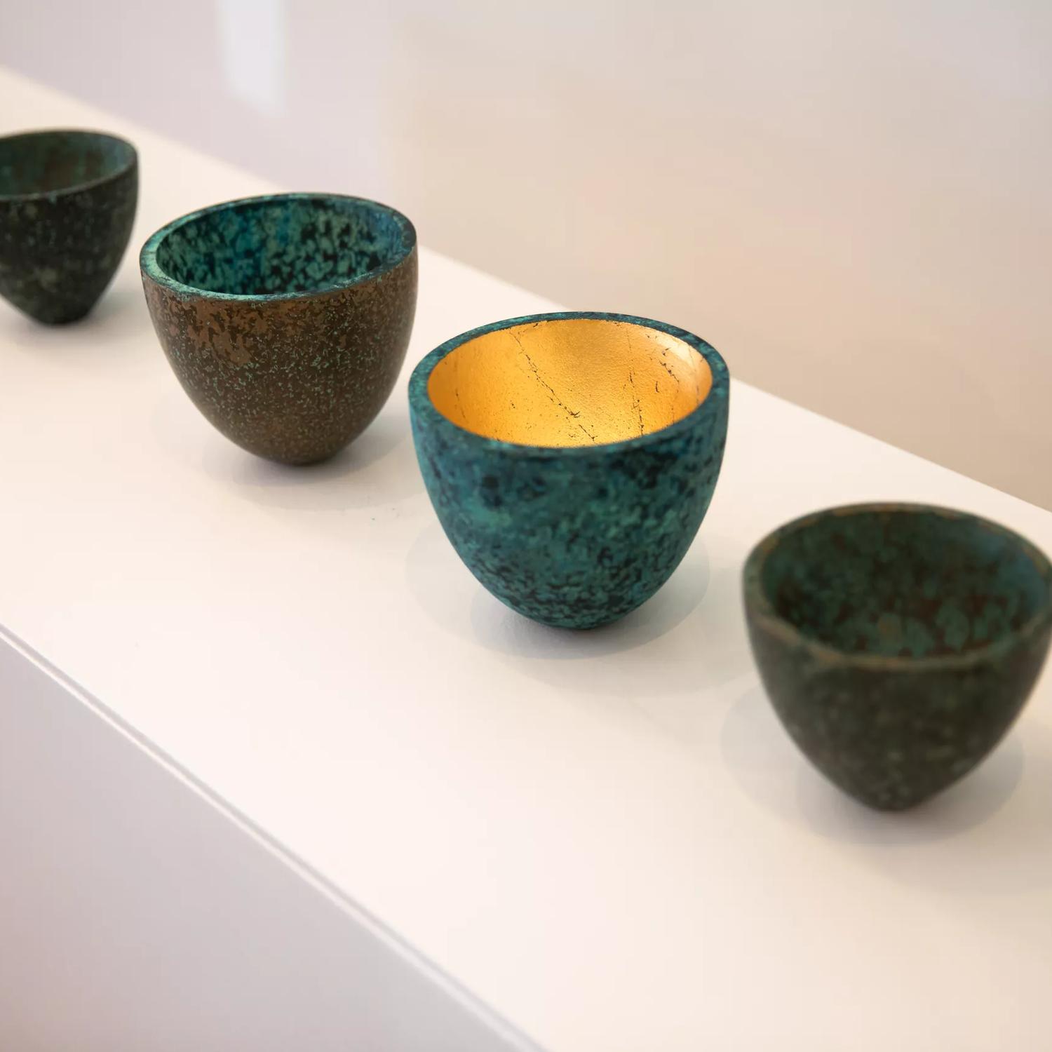 A series of small ceramics on exhibition at Avid Gallery located in Te Aro Wellington. 