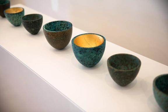 A series of small ceramics on exhibition at Avid Gallery located in Te Aro Wellington. 