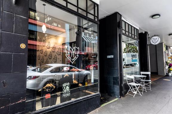 Exterior of Evil Twins.