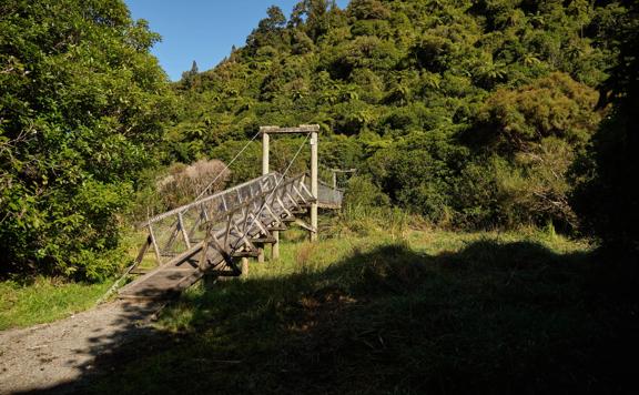 Bridge with ramp on the Gums Loop Walk.