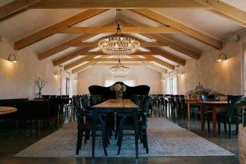 Indoor area at Poppies, Martinborough